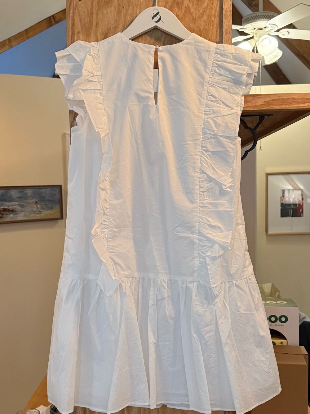 English Factory White Ruffle Dress - Picture 2 of 3